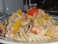 Nudeln mit Paprika-Hack Nudeln mit Paprika-Hack